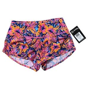 ZOOT - Women's Ltd Run 3" Short - Club Aloha - Tropical Print - Size Small (NWT)